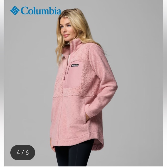 Columbia Lodge Sherpa Full Zip Fleece Jacket - Picture 2 of 8